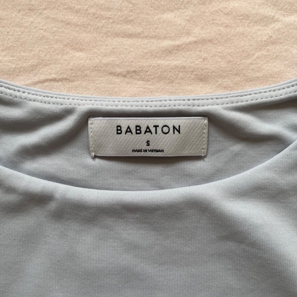 Aritzia Babaton⎜CONTOUR 90'S BODYSUIT⎜CEMENT BLUE - Picture 12 of 15